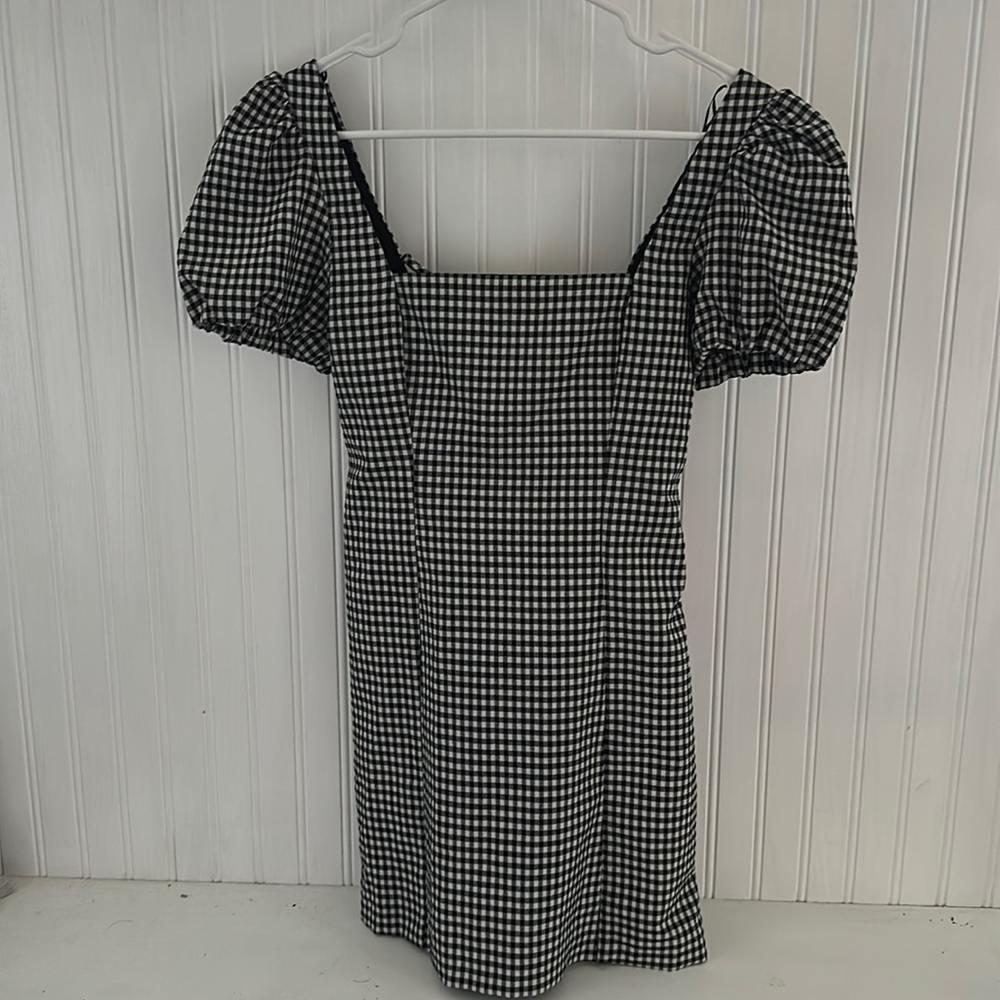 Zara Gingham Dress w Tie Back
